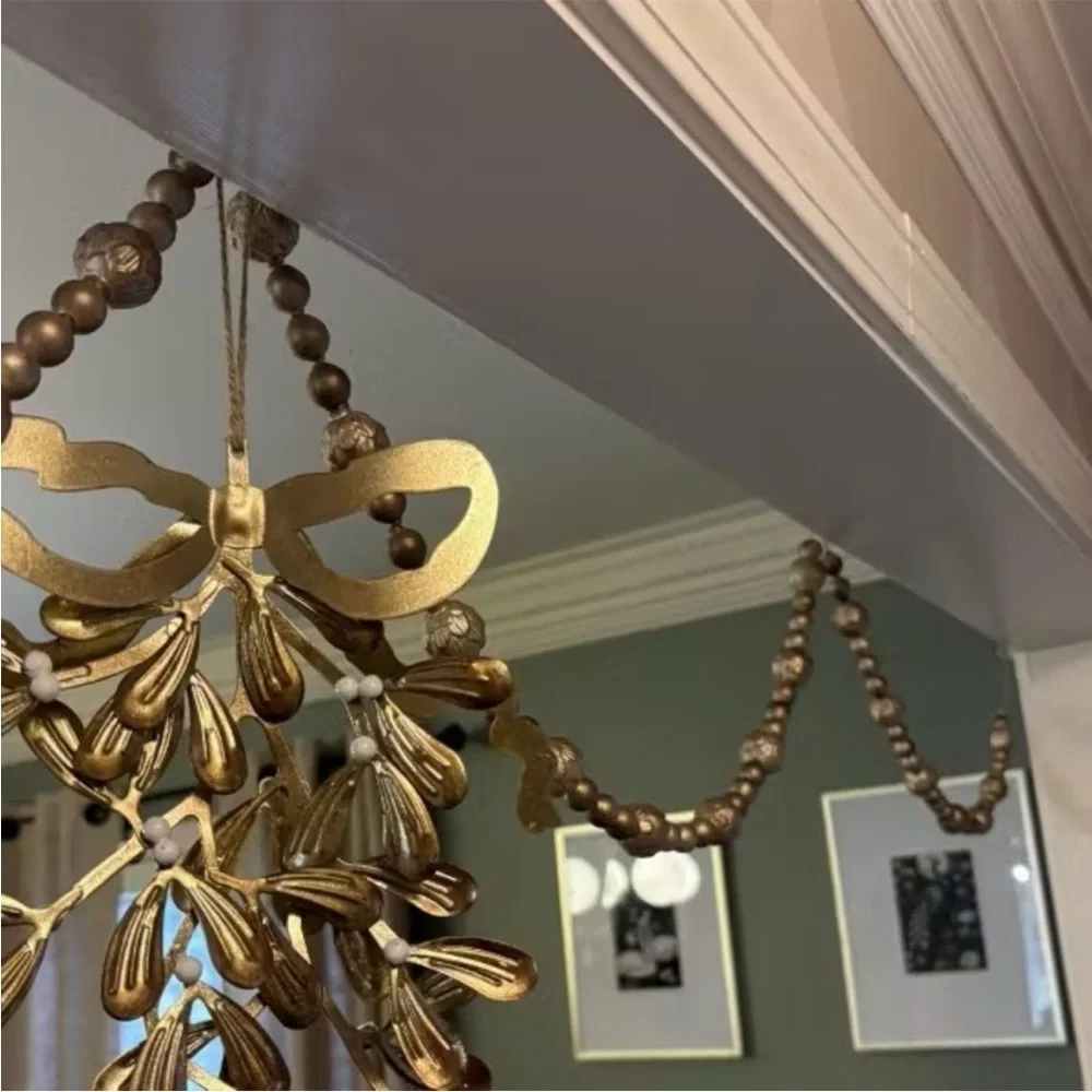 Gold Bead Christmas Garland - Threshold™ designed with Studio McGee